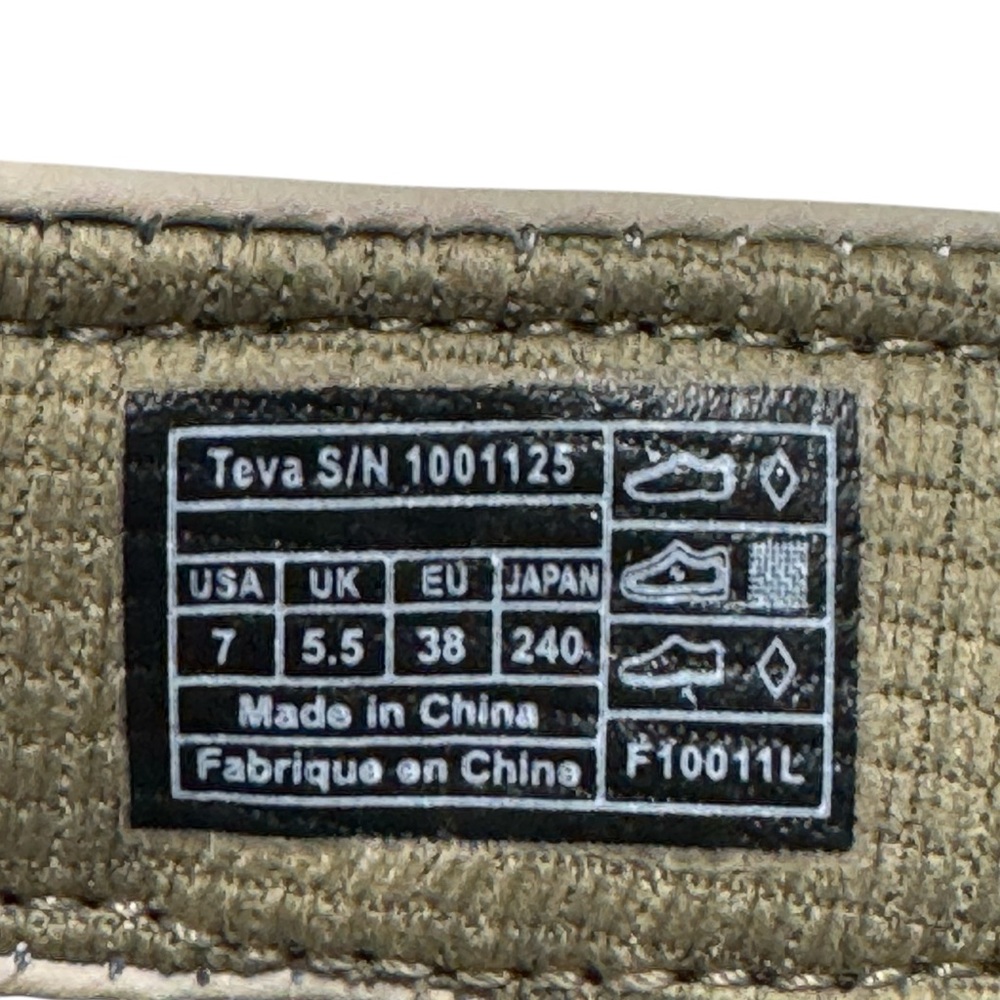 Teva Olive Green and Coral Outdoor Sandals - Picture 13 of 13